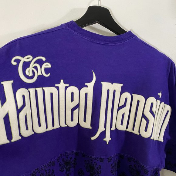 Disney The Haunted Mansion puff print spirit jersey purple mens size XS - Picture 6 of 6